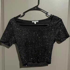 Charlotte Russe cropped shirt